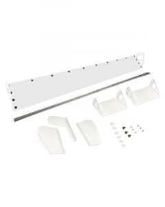 Dominator Racing Products Plastic Spoiler 8x72in LM White