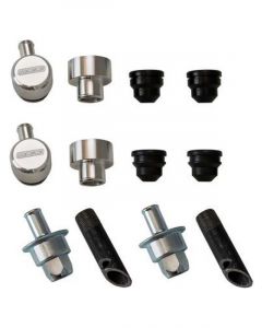Moroso Crankcase Evac System with Billet Push-In Breathers
