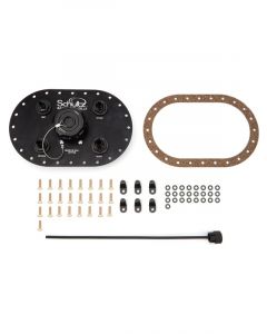 Schultz Racing Filler Plate Aluminum 10AN Outlet Billet Cap
