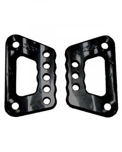 Triple X Long Radius Rod Brackets Black Sold In Pairs