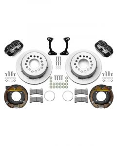 Wilwood Brake Kit Rear Black FDP Plain 11in For GM G Body