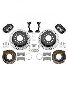 Wilwood Brake Kit Rear Black FDP Drilled 11in For GM G Body