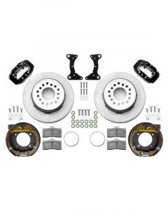 Wilwood Brake Kit Rear Black FDL Plain 12in For GM G Body