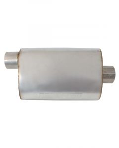 Aeroflow 5500 Series 4" Offset/Center Muffler 4" Inlet and Outlets