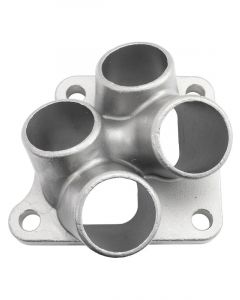 Aeroflow 4 into 1 Turbo Merge Collector 4G63 Factory 4 Bolt Flange