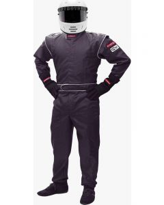 Pyrotect Junior Deluxe Single Layer SFI-1 Race Suit Black Small