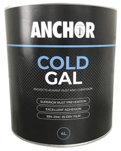 Anchor Cold Gal Galvanising Paint Rust Protection 4L