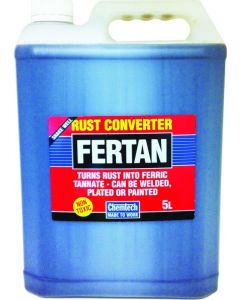 Chemtech Fertan Rust Converter Non Toxic Non Flammable 5L