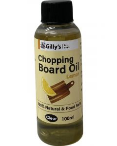 Gilly Chopping Board Oil Lemon Natural and Food Safe 100g