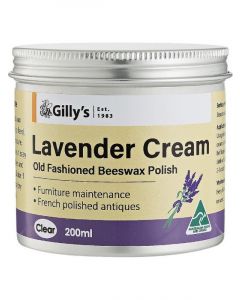 Gilly Old Fashioned Beeswax Cream Polish Lavender 200ml