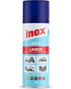Inox MX4 Lanox Lanolin Anti Corrosion Lubricant Aerosol 300g