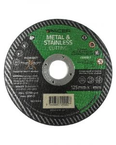 Pacer Metal & Stainless Cutting Disc 125mm x 1.6mm x 22mm