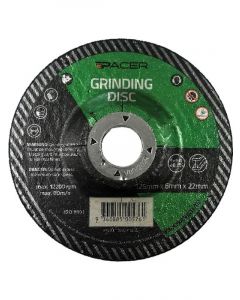 Pacer Grinding Disc 125mm x 6mm x 22mm