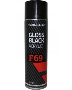 Pacer F69 Gloss Black Acrylic Aerosol 400g