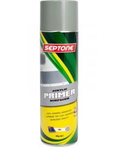 Septone Acrylic Primer Surfacer Aerosol Grey 400g