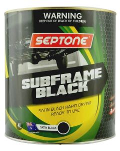 Septone Subframe Black Paint Satin Black 4L