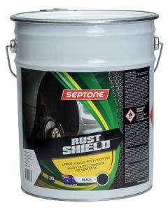 Septone Rust Shield Under Vehicle Rust Proofing Black 20L