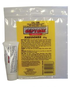Septone Benzoyl Peroxide Hardener Retail Hang Pack Red 20g