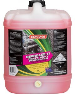 Septone Degrease It Heavy Duty Degreaser Concentrated Water Based 20L
