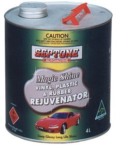 Septone Magic Shine Vinyl Plastic & Rubber Rejuvenator 4L