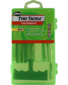 Slime Large Tyre Tackle Tyre Repair 9 Pieces Kit