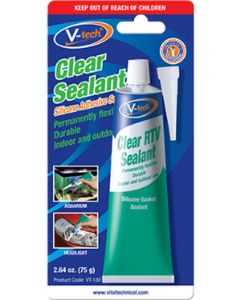 V-Tech Clear RTV Sealant Silicon Adhesive75g