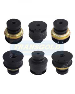 Transgold Body Mount Kit 6Pcs Fits Nissan Patrol Y60 Gq Coil Cab