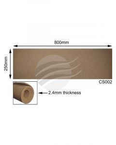 Aunger Rubberised Cork Sheet 800x250x2.4mm