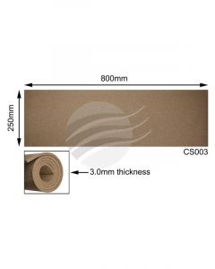 Aunger Rubberised Cork Sheet 800x250x3mm