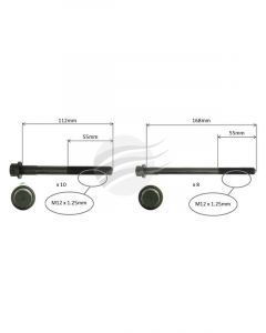 Aunger Cylinder Head Bolt Set Fits Toyota 1Kdftv I4 Dohc