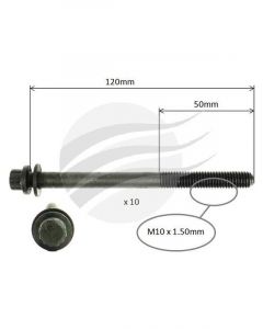 Aunger Cylinder Head Bolt Set Fits Holden M15A I4 Dohc Vvt