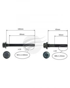 Aunger Cylinder Head Bolt Set Fits Chevrolet L76 V8 Ohv