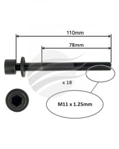 Aunger Cylinder Head Bolt Set Fits Nissan Yd25Ddt I4 Dohc