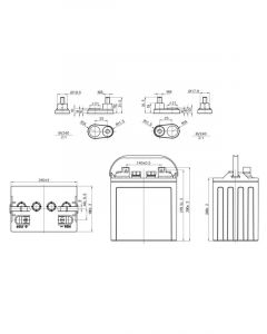 Bosch Golf Cart 8 Volt 170Ah Warranty Details Refer Notes