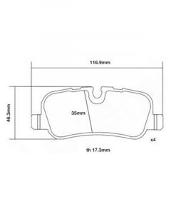 Brembo Sport HP2 Axle Set Rear