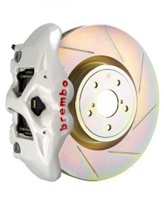 Brembo GT Brake Upgrade Kit White Caliper Slot Type 1 Rotor