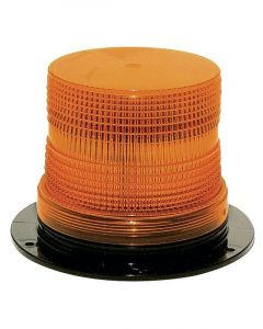 Hulk 4x4 Led Amber Strobe Beacon 10- 110V Plastic 3 Bolt Mount