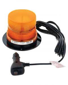 Hulk 4x4 Led Amber Strobe Beacon 12V Plastic Magnetic Mount