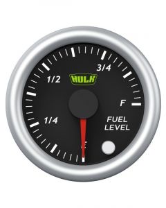 Hulk 4x4 52mm Fuel Level Gauge w/ Ohm Converter 12V 10 Colours Illum