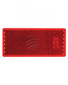 Ignite Red Reflex Reflector Self Adhesive Base 70x30x6mm Pack of 20