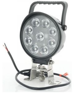 Ignite Led Round Worklamp Spot Beam w/ Handle & Switch 9-36V 54W