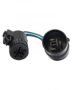 Jaylec Connector Plug Extension 3 Pin Round Male to 3 Pin Female