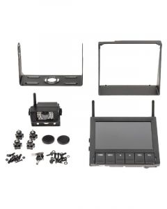 Jaylec 7in TFT LCD Reverse Camera Wireless System Kit 12/24V
