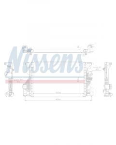 Nissens Charge Air Cooler Mercedes Benz CLA Series C118 03/2019