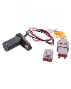 Raceworks Hall Effect 3 Wire Sensor w/ Pins and Connectors Fits Loom