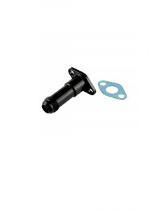 Turbosmart 38.1mm 10AN 75mm Extended Oil Drain Black