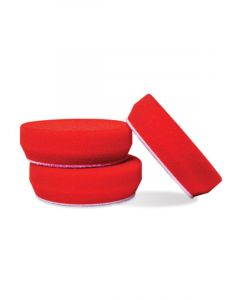 Griots Garage 3in Red Waxing Pads Set of 3 Single