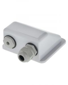 Hulk 4x4 ABS Solar Cable Dual Entry Point IP67 White Pack of 1