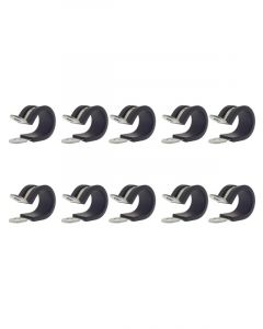 Icon Rubber Insulated P Clamp 45mm Pack of 10