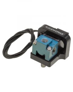 Raceworks 3Port Solenoid Black Billet Mount